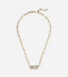 Messika Move Link 18kt gold chain necklace with diamonds
