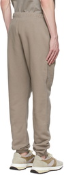 Essentials Taupe Cotton Lounge Pants