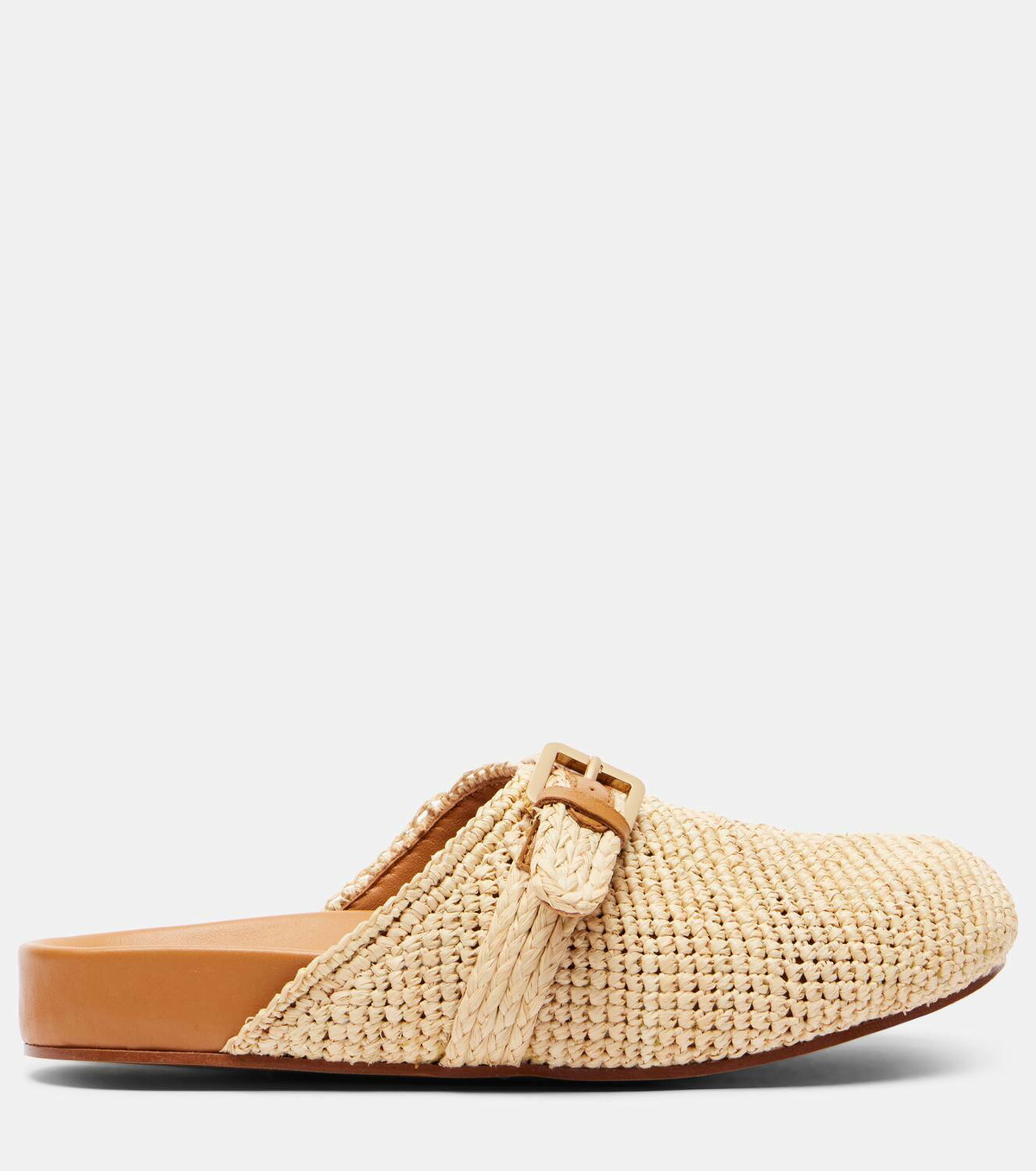 Clergerie Quinta raffia mules