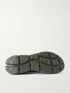 On - PAF Cloudsoma Rubber-Trimmed Stretch-Knit Sneakers - Green