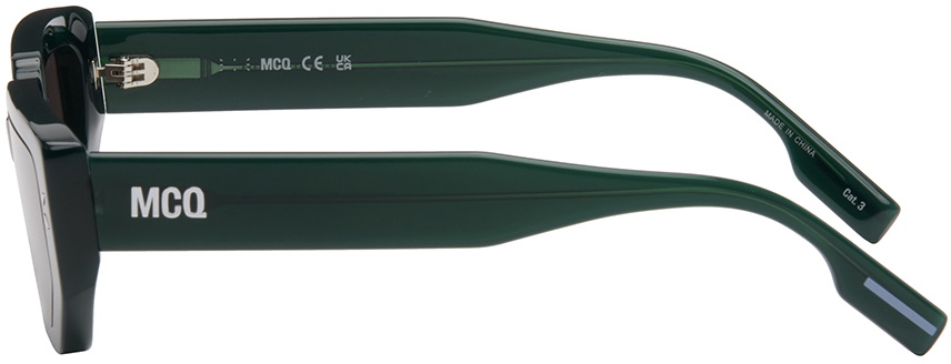 MCQ Green Hexagonal Sunglasses McQ Alexander McQueen display picture 1