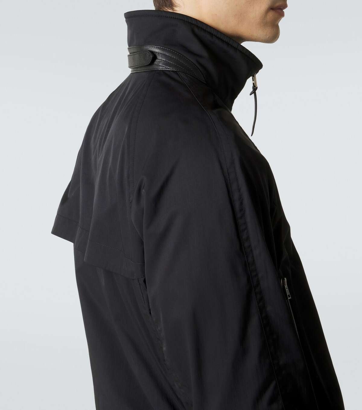 Tom Ford Leather-trimmed jacket