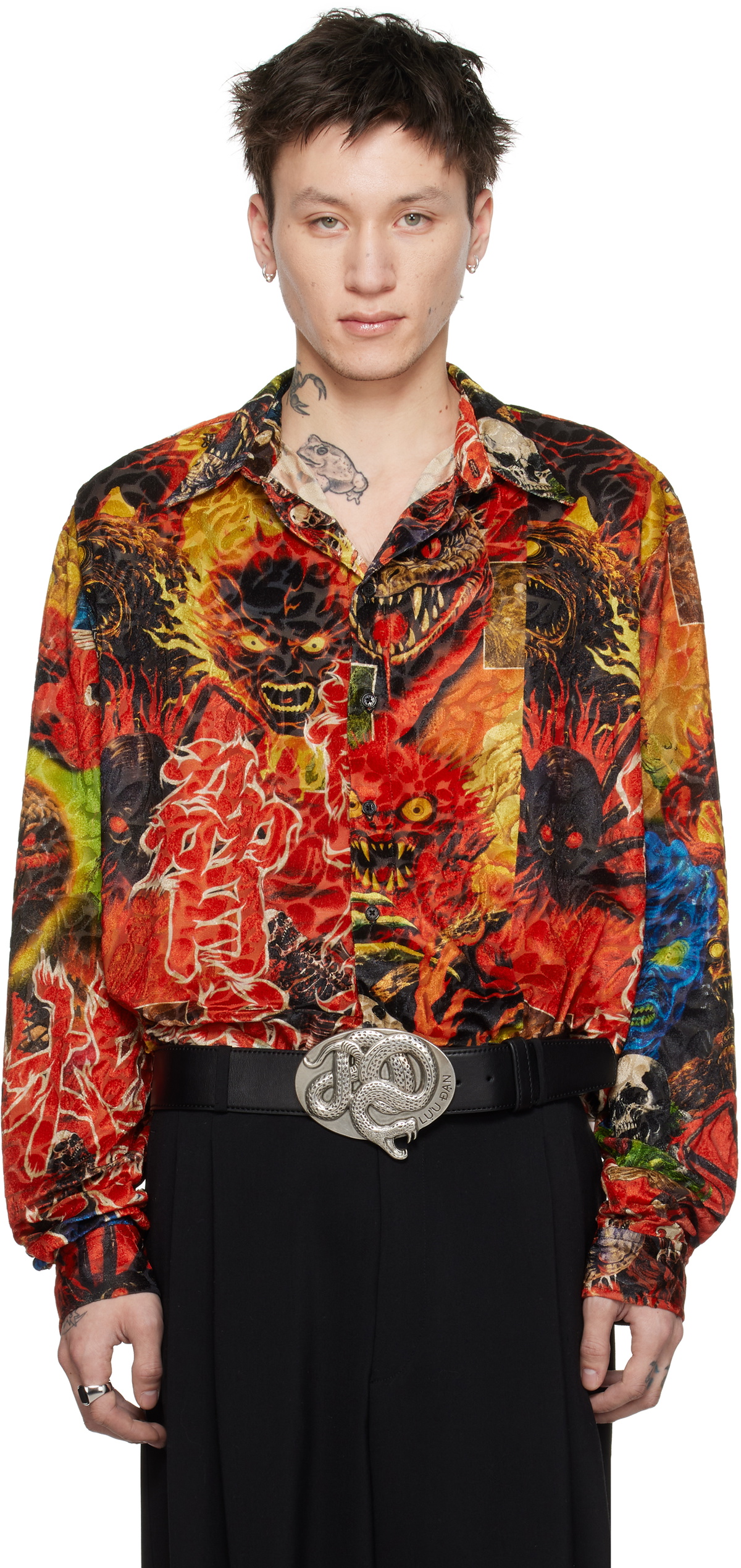 LU'U DAN Multicolor Misfit Shirt