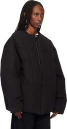 Entire Studios Black Pod Puffer Down Jacket
