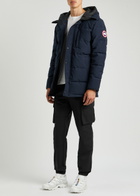 Canada Goose Carson Quilted Arctic-Tech Parka Navy L, Men's Designer Parka, Male