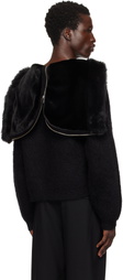 Moose Knuckles Black CJ Split Hoodie