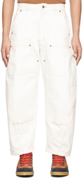 Sebastien Ami Off-White Warped Carpenter Jeans