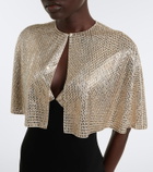 Roland Mouret Caped embellished gown
