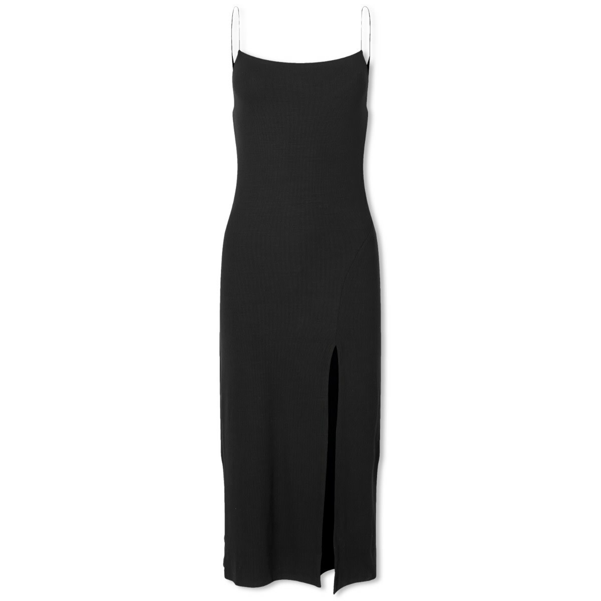 Joah Brown Women's Strappy Slit Midi Dress in Black Joah Brown