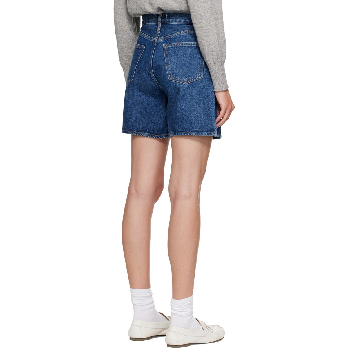 AGOLDE Blue Dame Denim Shorts