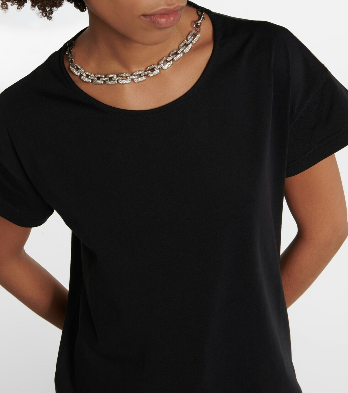 Christopher Kane - Embellished cotton T-shirt