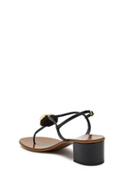 Giuseppe Zanotti Rock 40 Crystal-embellished Leather Sandals Black
