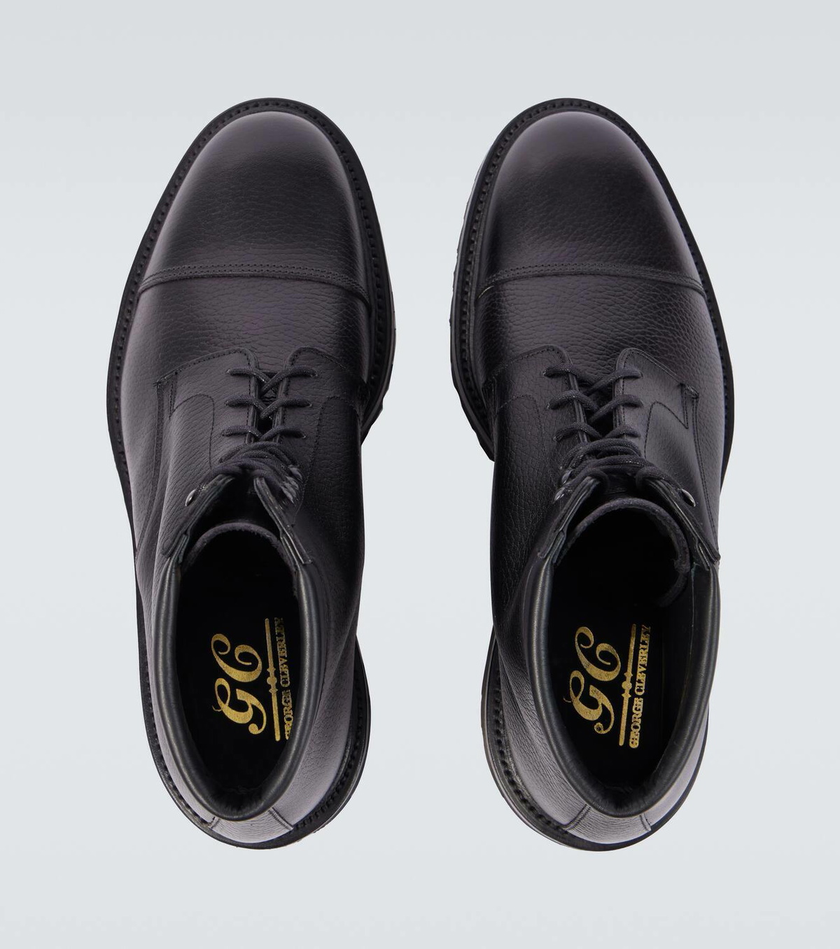 George Cleverley Taron II leather lace-up boots