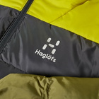 Haglofs Men's Haglöfs Bield Hooded Down Jacket in Magnatite/Aurora