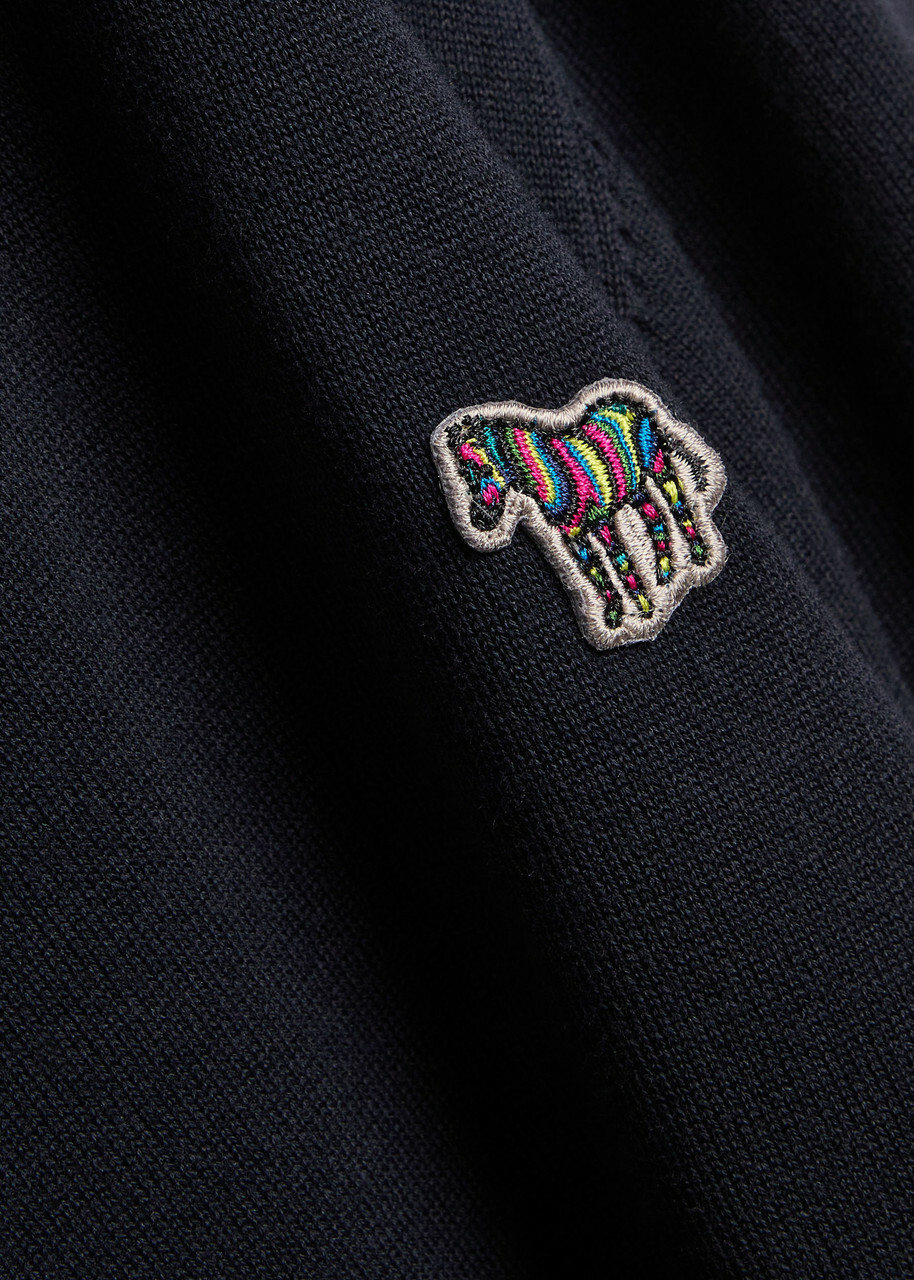 PS Paul Smith Appliquéd Cotton Jumper Navy