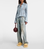Acne Studios Shearling thong sandals