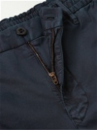 Incotex - Slim-Fit Cotton-Blend Gabardine Trousers - Blue