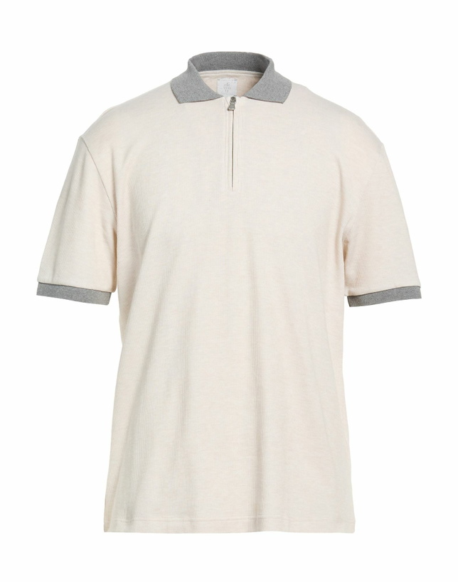 Photo: Eleventy Mens Polo shirt in Beige