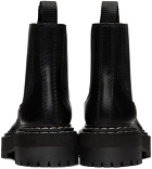 Proenza Schouler Black Platform Chelsea Boots