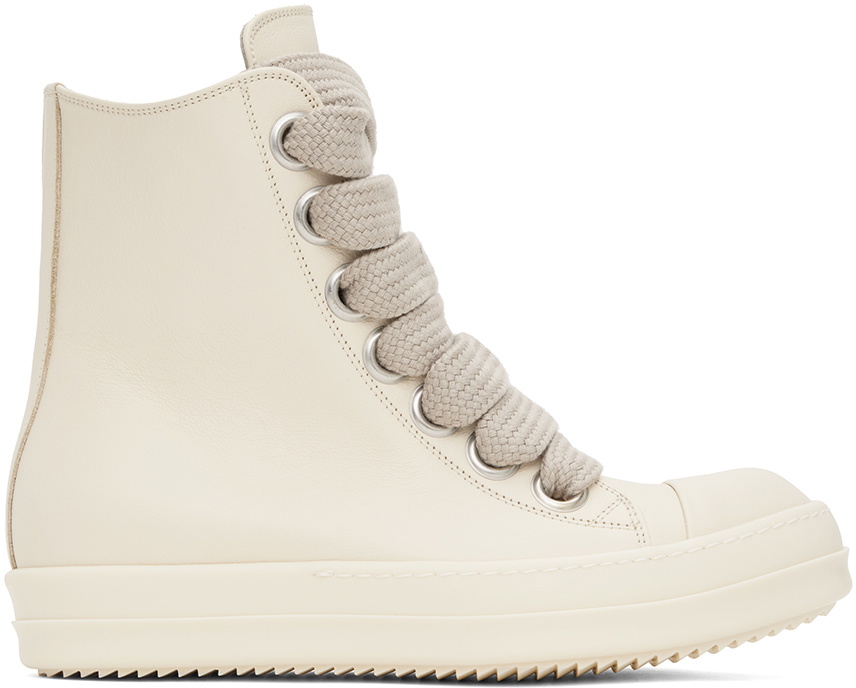 Rick Owens Off-White Jumbo Laced Sneakers Rick Owens