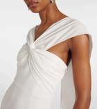 Roland Mouret Bridal asymmetric cady gown