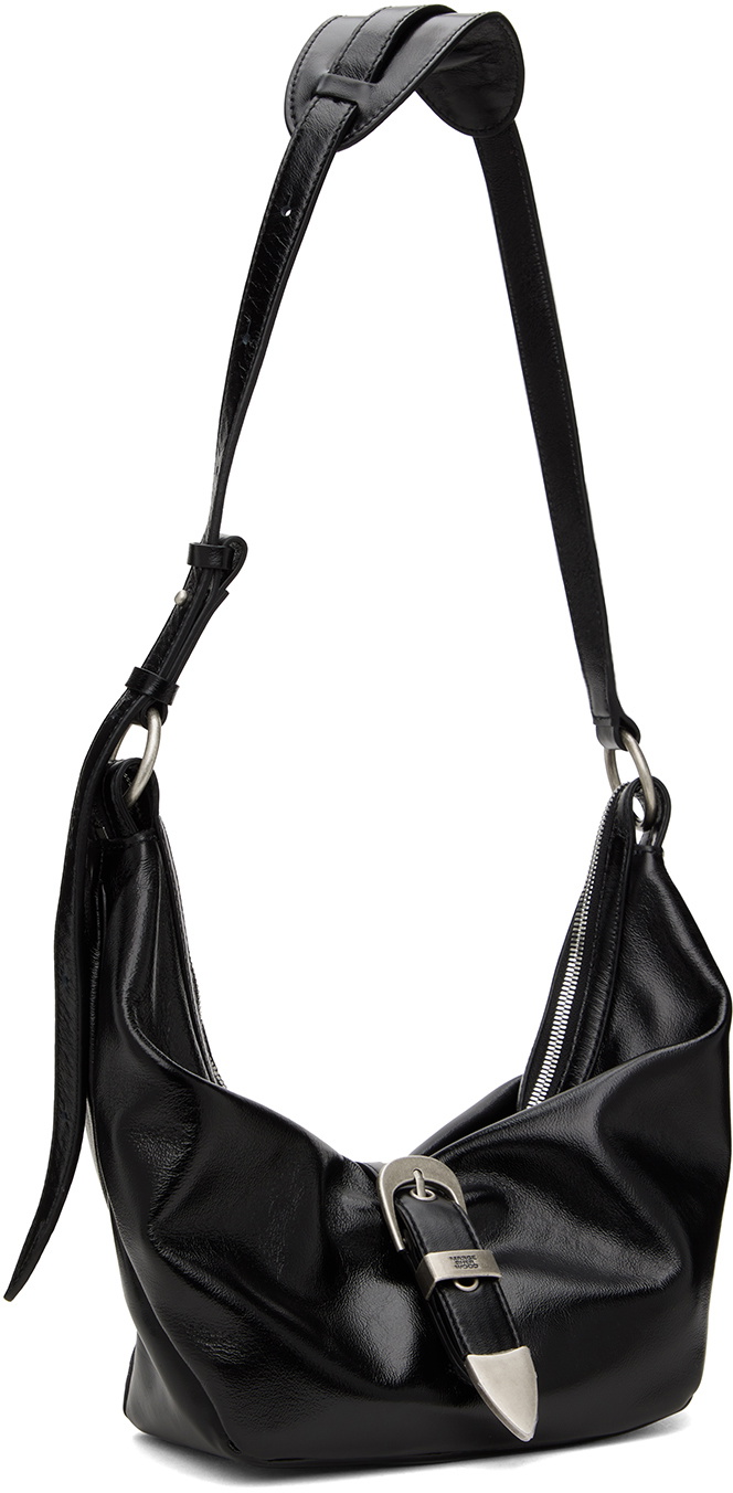 Marge Sherwood Black Belted Medium Bag