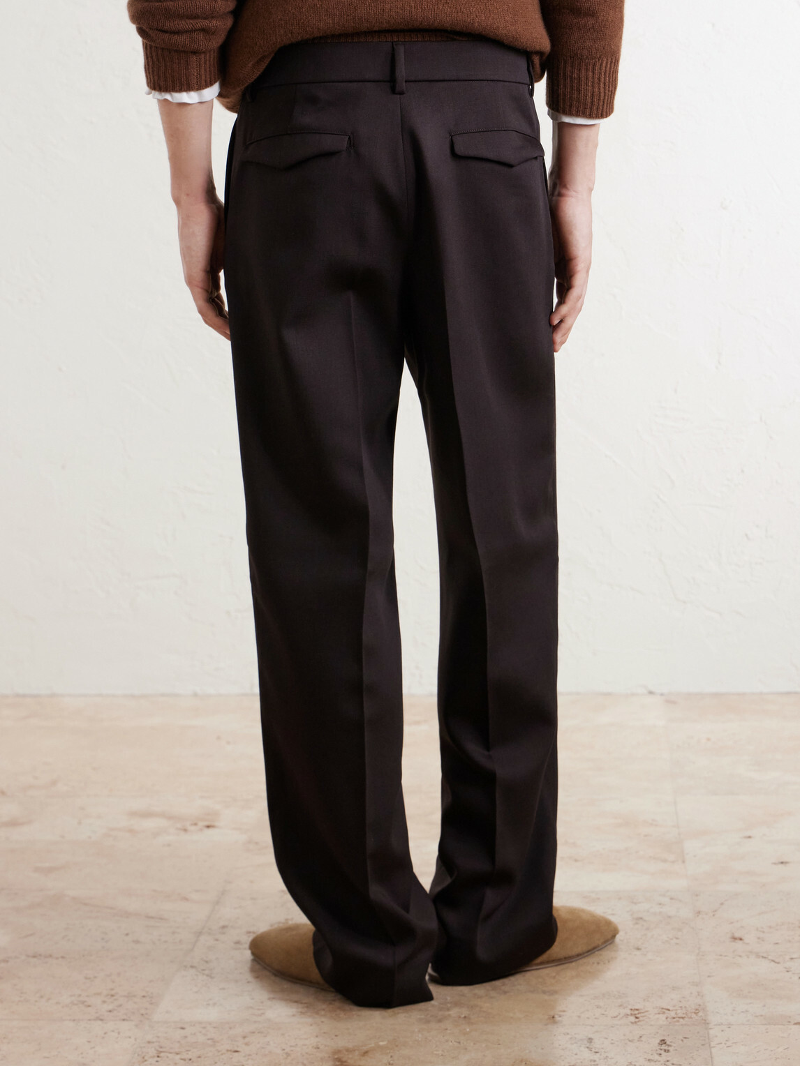 Barena - Straight-Leg Wool-Gabardine Suit Trousers - Brown