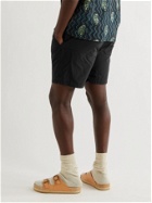 REMI RELIEF - BRIEFING Shell Drawstring Shorts - Black