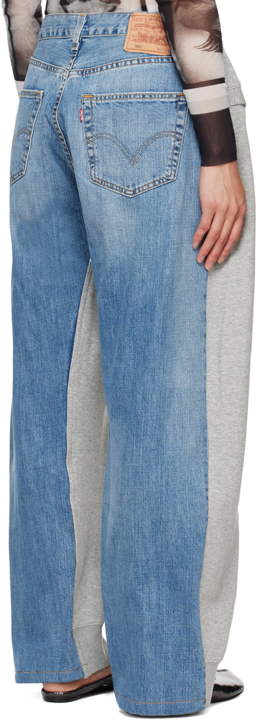 Bless Gray & Blue Overjogging Jeans
