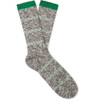Bellerose - Striped Mélange Cotton-Blend Socks - Multi