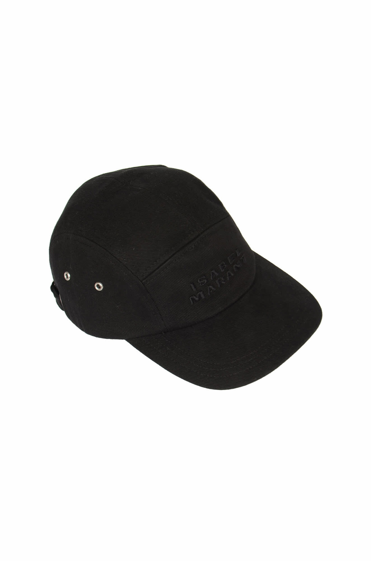 Isabel Marant Logo Embroidered Baseball Cap MARANT Tomas Logo-Embroidered Virgin Wool Baseball Cap for  main image 4