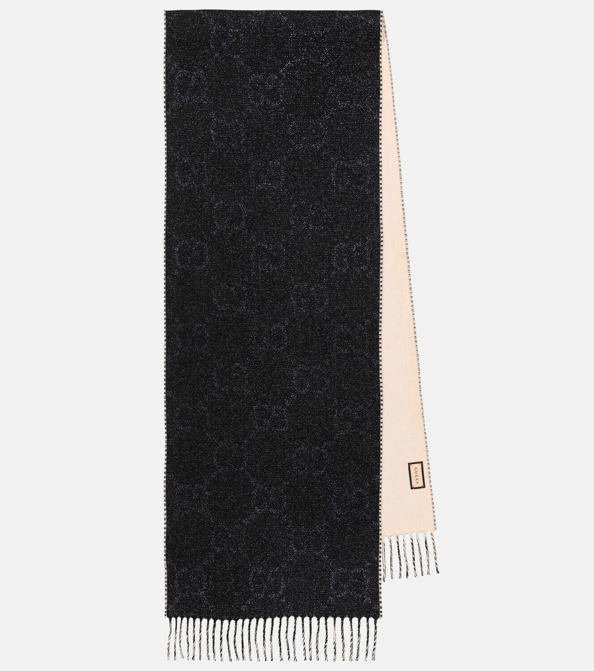 Gucci - Interlocking G wool-blend scarf