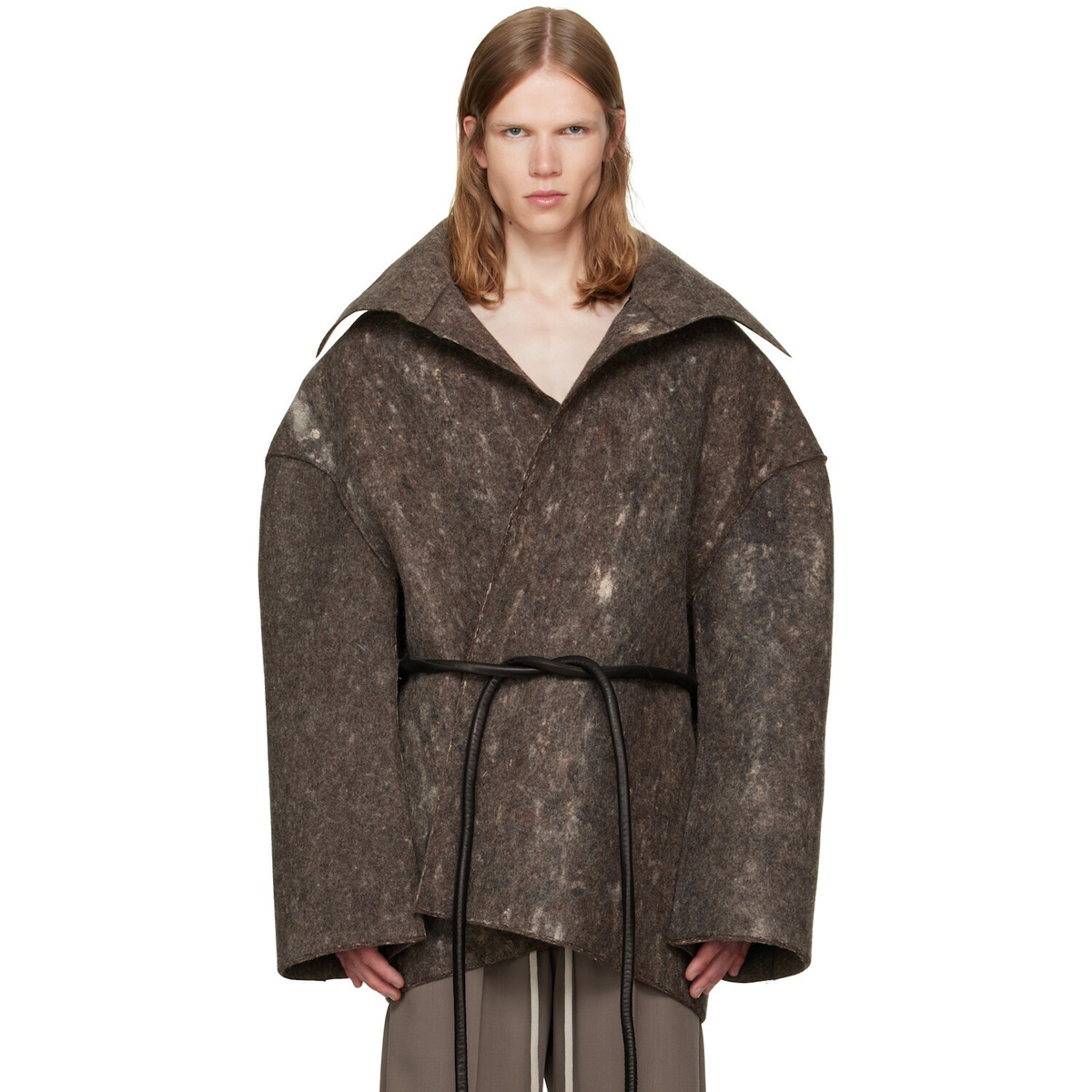 Rick Owens Black Tower Dracucollar Jacket