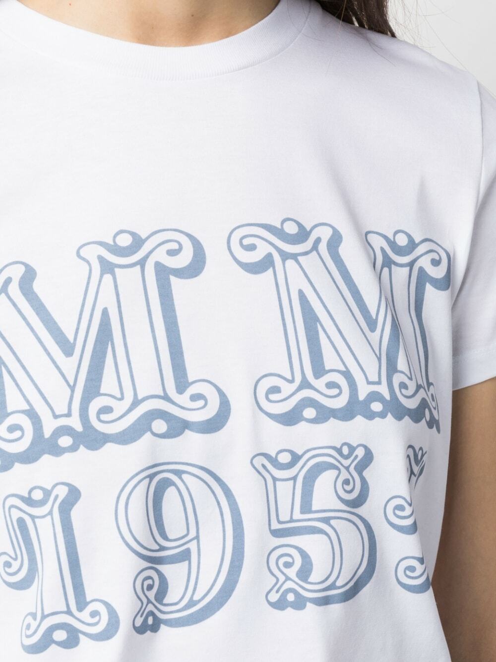 MAX MARA - Logo Cotton T-shirt Max Mara