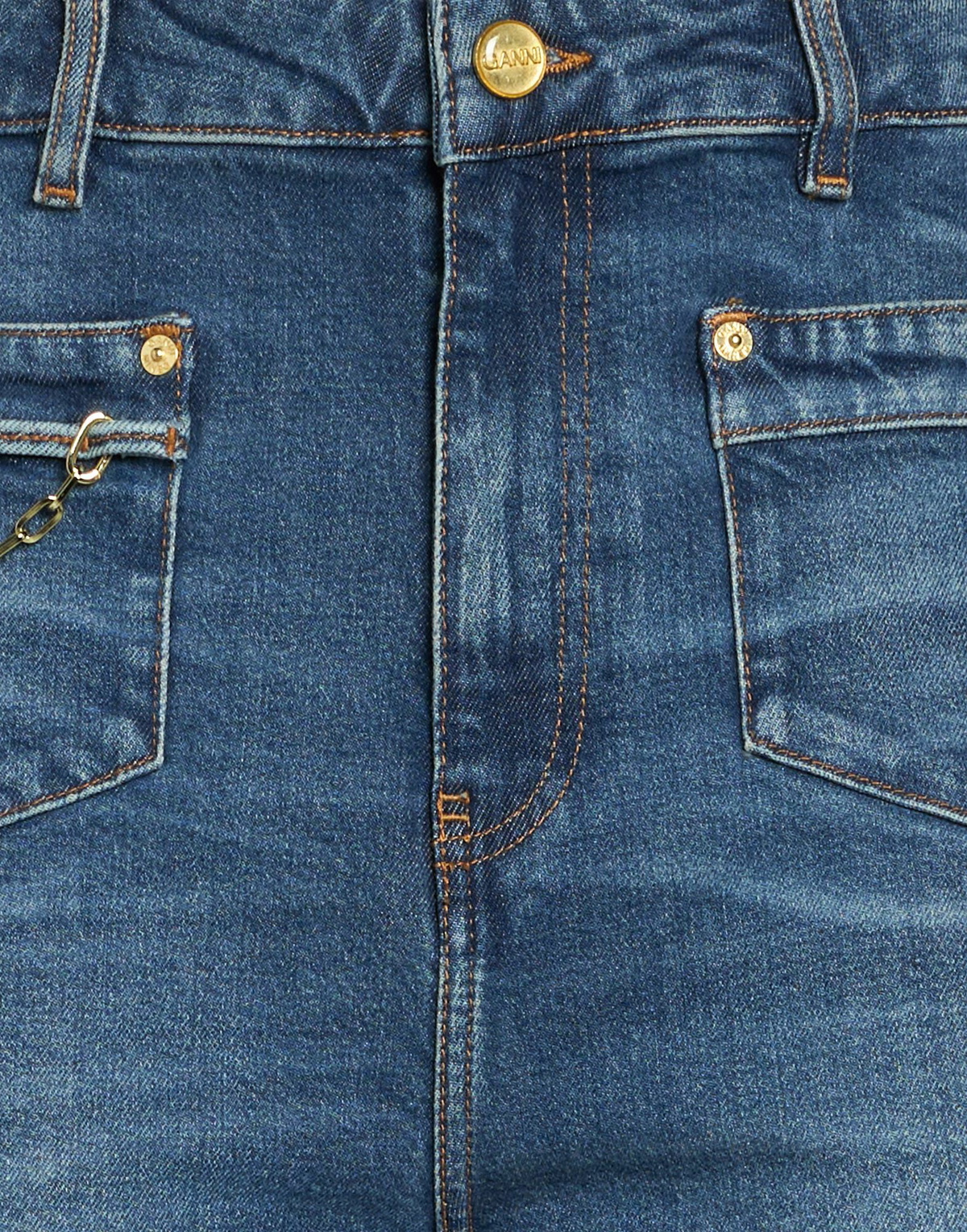 Ganni Womens Jeans in Blue