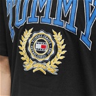 Tommy Jeans Men's Skater College T-Shirt in Black