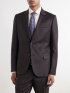 Paul Smith - Wool and Cashmere-Blend Flannel Suit Jacket - Brown