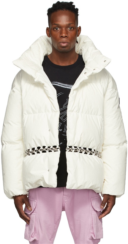 Photo: Moncler Genius SSENSE Exclusive 6 Moncler 1017 Alyx 9SM Off-White Down Arbutus Jacket