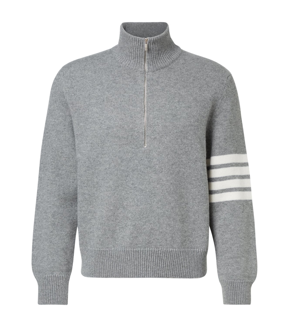 Thom Browne Navy Cotton 4-Bar Hector Sweater Thom Browne