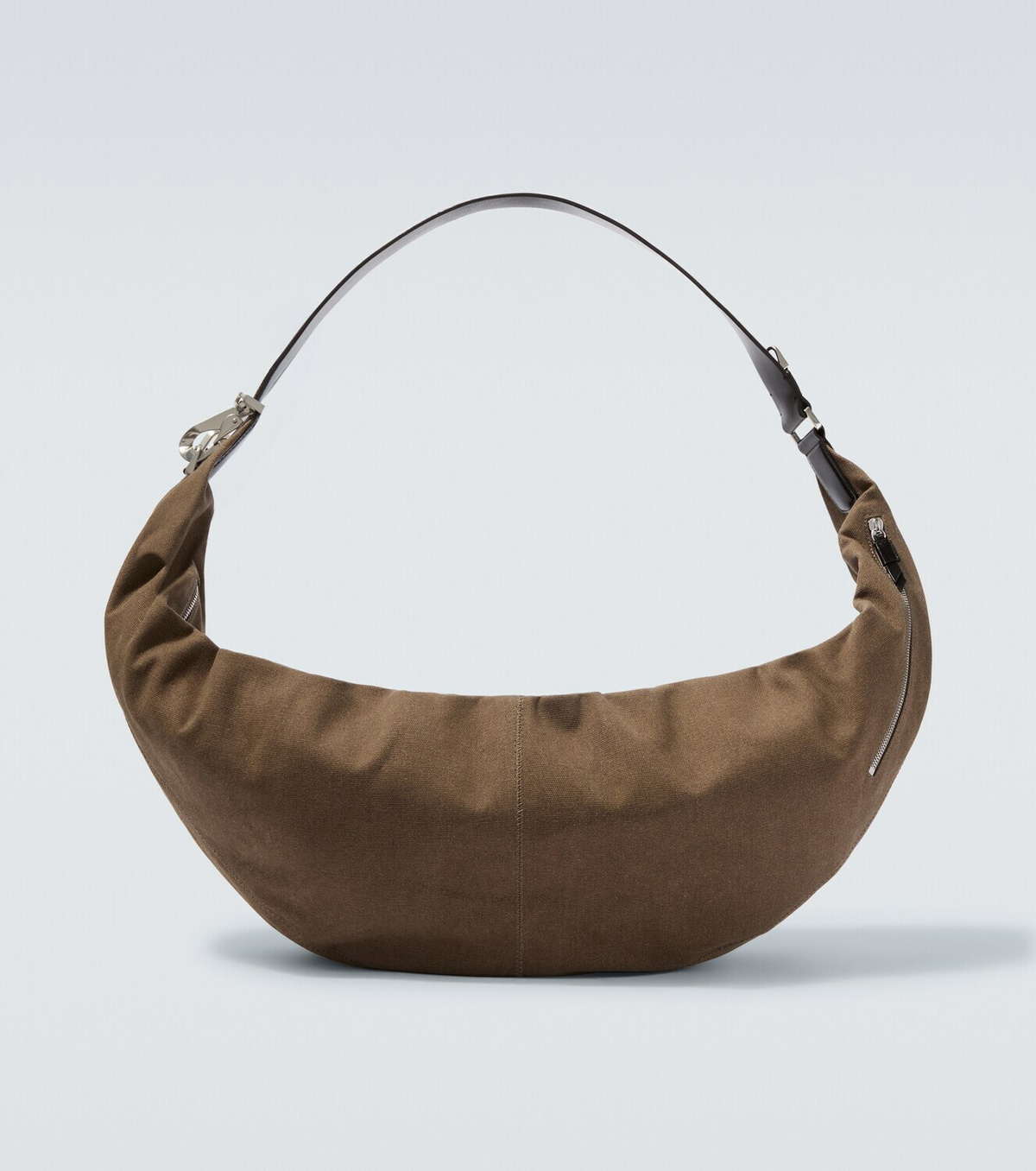 Lemaire XL Quiver Clip cotton canvas shoulder bag