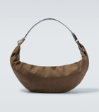 Lemaire XL Quiver Clip cotton canvas shoulder bag