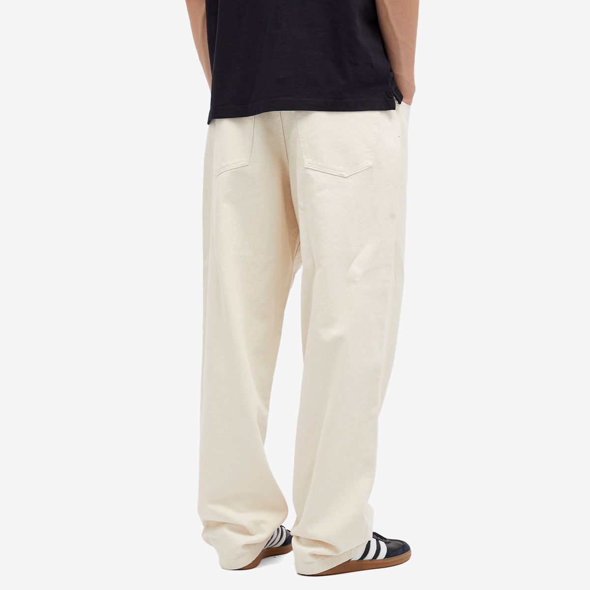 Pop Trading Company Men's Dr's Pant in Off White Denim