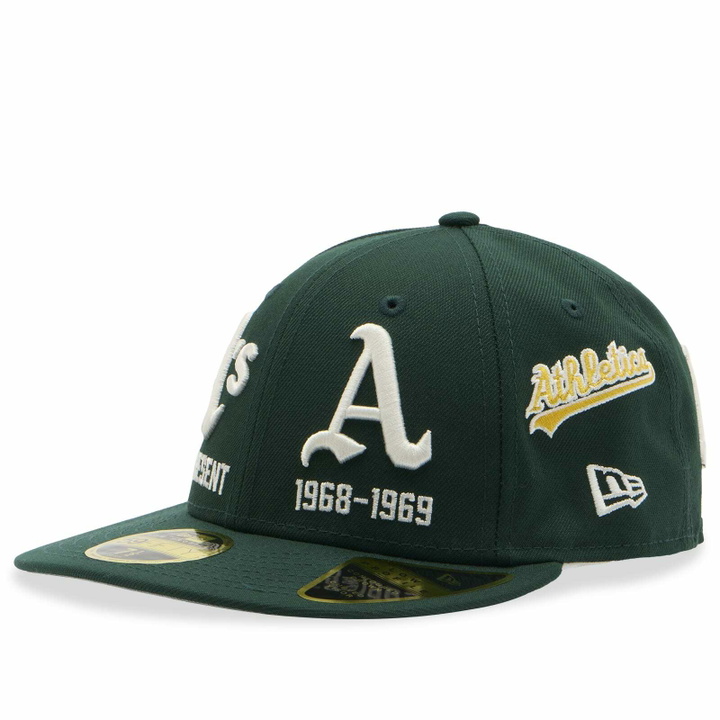 Photo: New Era Oakland Athletics AOE Pre Curved 59Fifty Cap in Dark Green