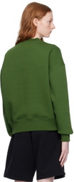 AMI Paris Green Ami de Coeur Sweatshirt