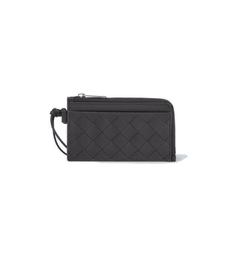 Photo: Bottega Veneta Intrecciato leather wallet