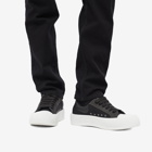 Alexander McQueen Men's Canvas Plimsole Sneakers in Black