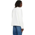 Studio Nicholson Off-White Sudds Long Sleeve Jersey Polo