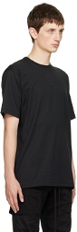 The Viridi-anne Black Embroidered T-Shirt