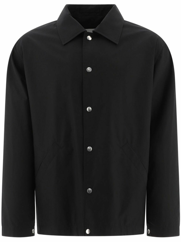 Photo: Jil Sander Logo-Print Shirt Jacket
