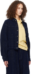 NEEDLES Navy Darts Bottom Jacket